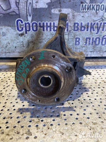 Кулак поворотный передний правый Citroen C3