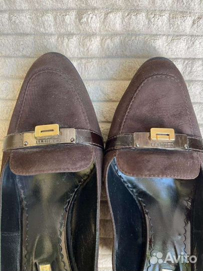 Туфли натуральная замша 38 размер