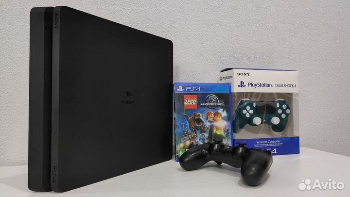 Sony PS4 Slim 2 геймпада 89 игр в комплекте