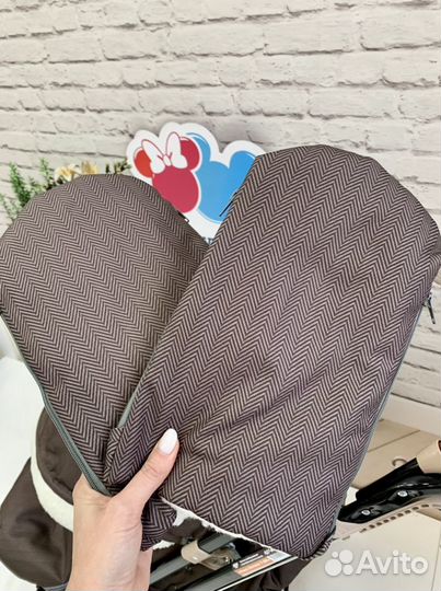 Коляска санки Ника 7-8 шоколад