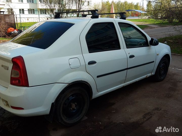 Renault Logan 1.4 МТ, 2012, битый, 222 000 км