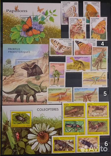 Коллекция редких марок Фауна 4 (чистые )