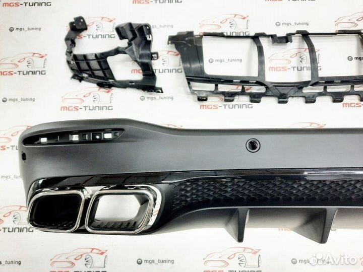 Диффузор с Chrome насадками 63 на GLS-Class X167