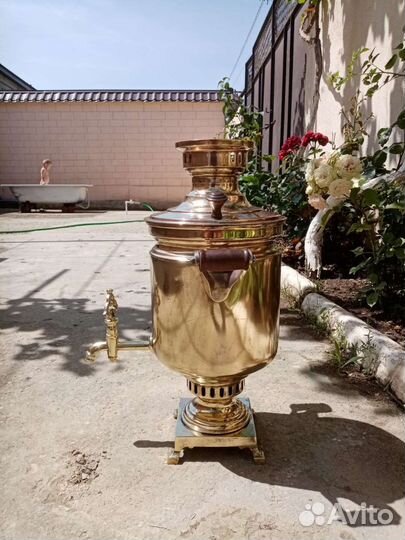 Самовар на дровах старинный