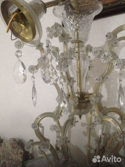 Люстра на 18свечей чешская