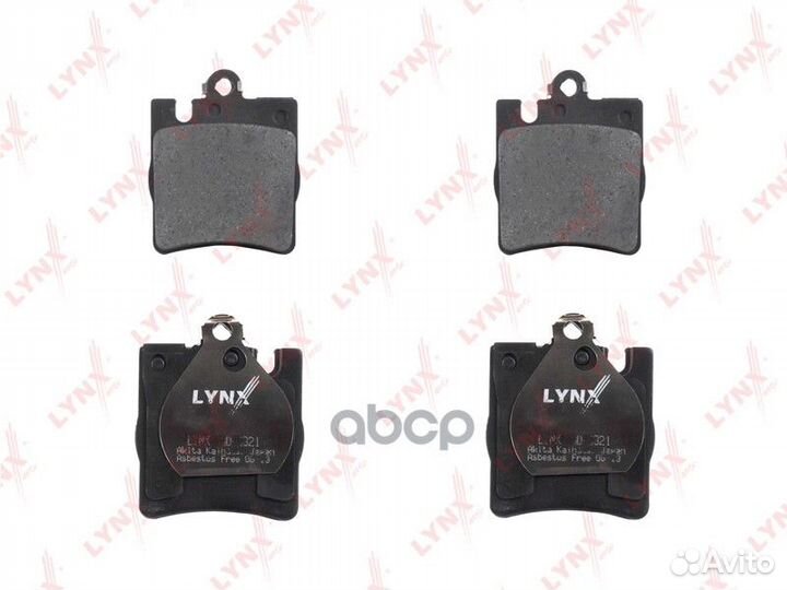 Колодки тормозные дисковые зад BD5321 lynxauto