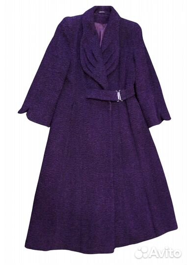 Пальто демисезон 50 фиолетовое Lanicka
