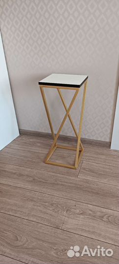 Подставка для цветов напольная металлическая лофт