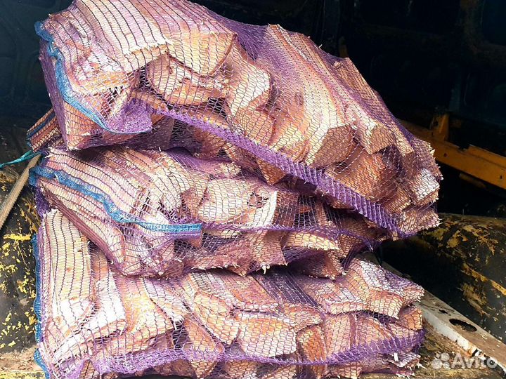 Дрова березовые фасованные