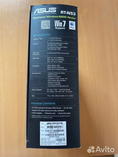 Wifi роутер asus RT-N53