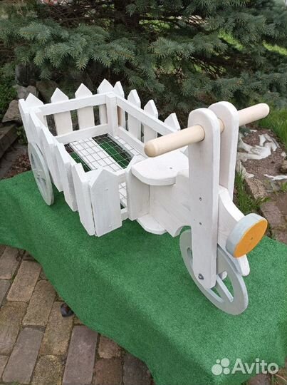 Садовое деревянные кашпо