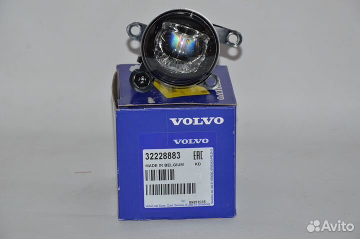 Фонарь противотуманный левый volvo, для хс40