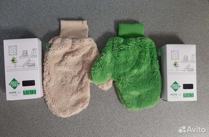 Варежка файбер универсальная green fiber