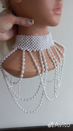 Жемчужное ожерелье на фотосессию в аренду