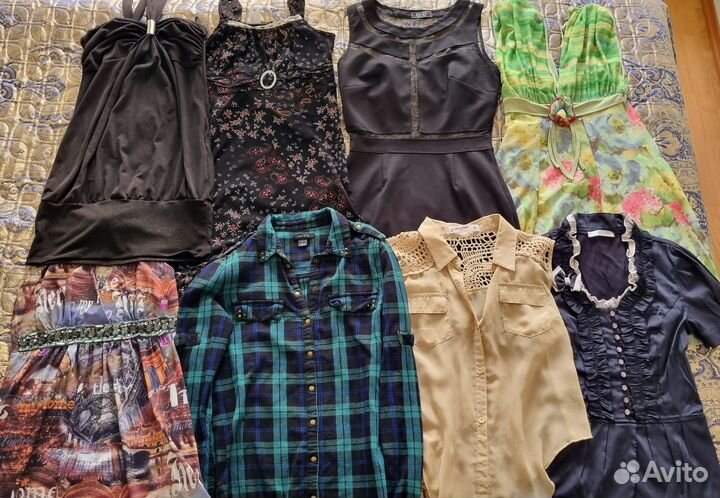 Женские вещи разные пакетами