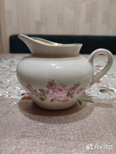 Молочник сливочник фарфор СССР