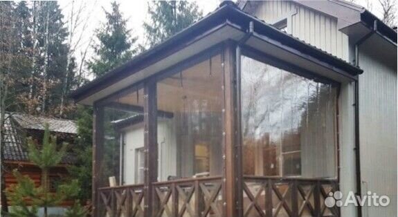 Гибкие окна / свое производство / не мутнеют