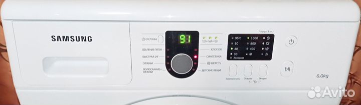 Samsung 6 кг Состояние новой 2022 год