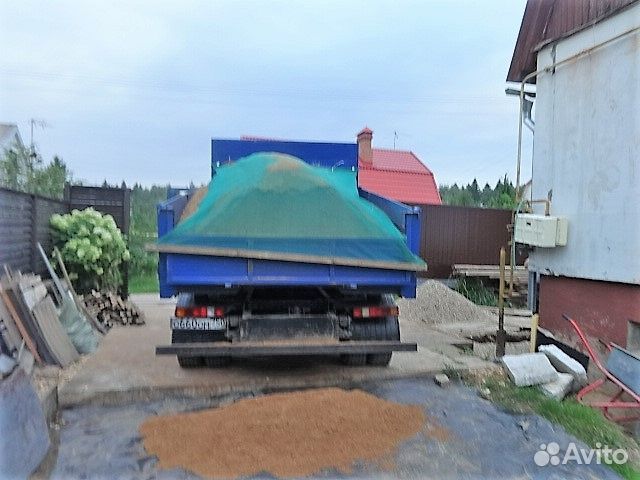 Песок мытый 1 класса с карьера