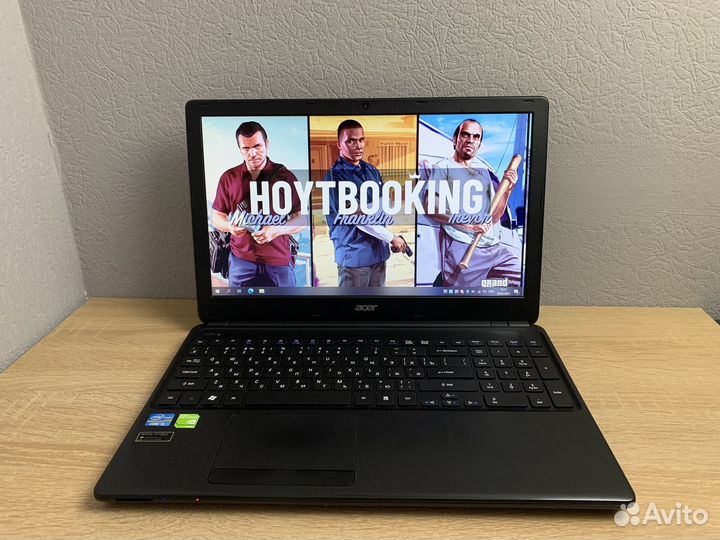 Игровой ноутбук Acer/GeForce 820M/core i3/ssd/hdd