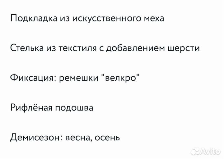 Ботинки демисезонные для мальчика 29