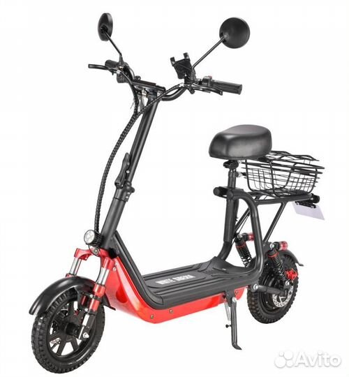 Электросамокат white siberia mini light 1200w