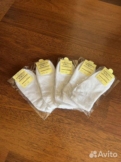 Носки белые короткие