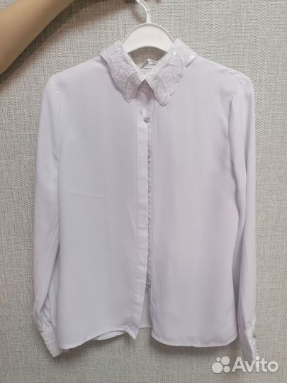 Блузка белая школьная