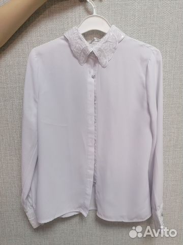 Блузка белая школьная