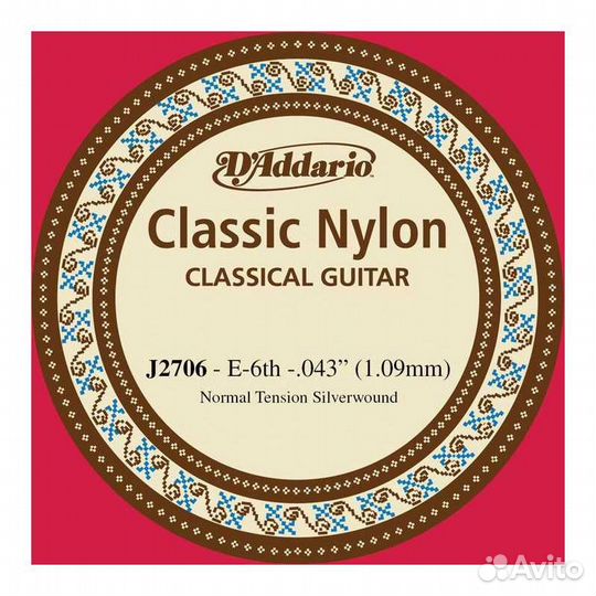 D'addario J2706 - Струна одиночная для кл