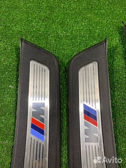 Накладки на внутренние порожки М Bmw 5 F10