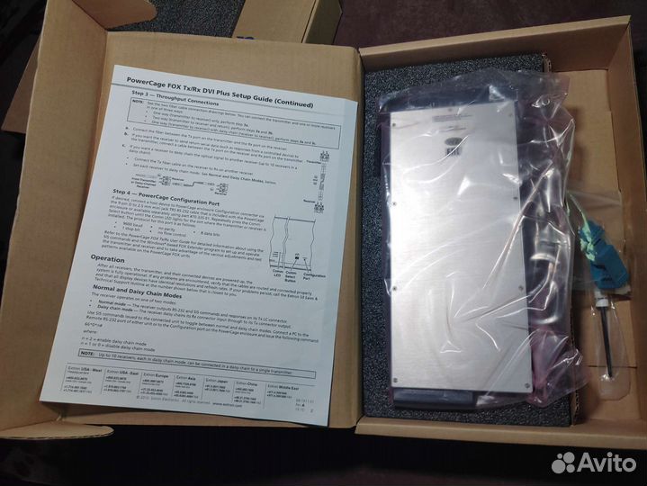 Комплект оптоволоконный трансмиттер Extron