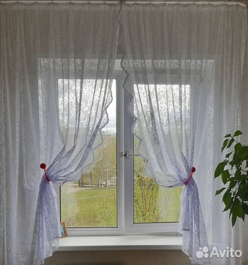 Штора для кухни новая