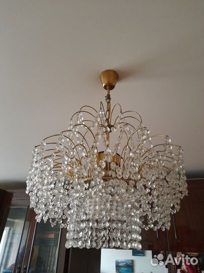 Люстра хрустальная чехия богемия jablonec