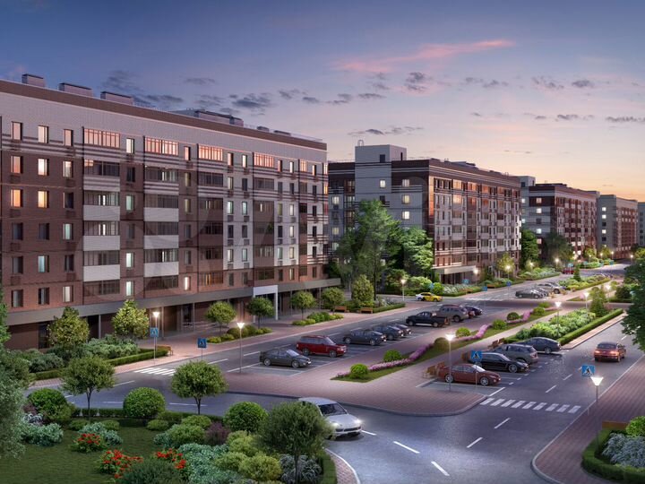 2-к. квартира, 61,6 м², 3/7 эт.