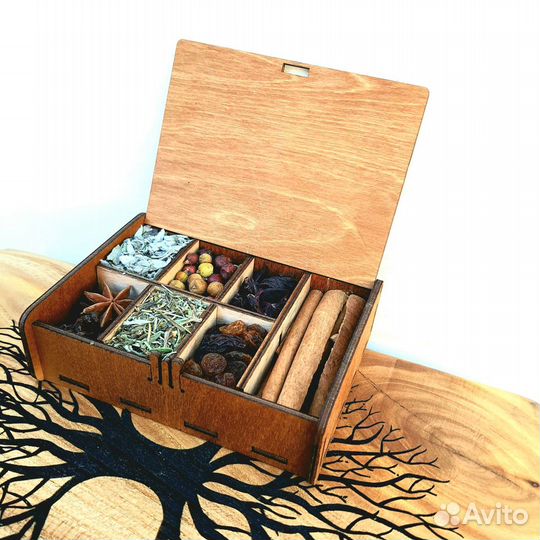 Глинтвейн в деревянной коробочке опт