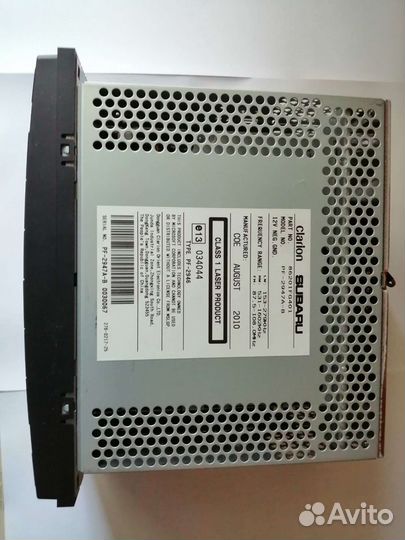 Штатная магнитола Clarion PF-2947A-B на Subaru