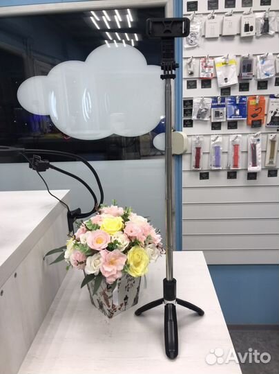 Селфи палка с треногой