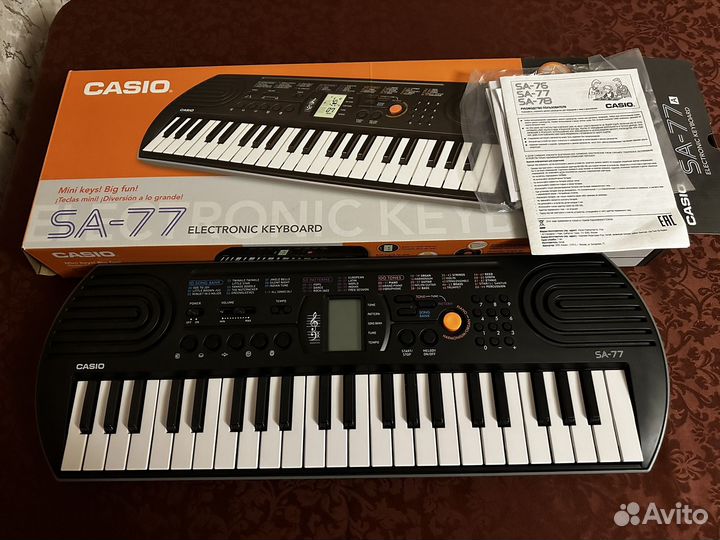 Синтезатор детский casio SA-77