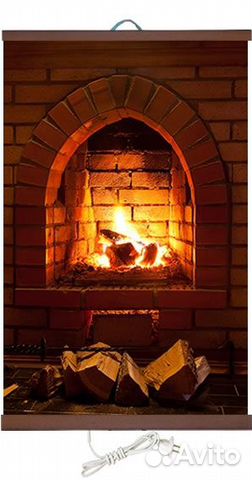 Инфракрасный пленочный обогреватель Каменный камин