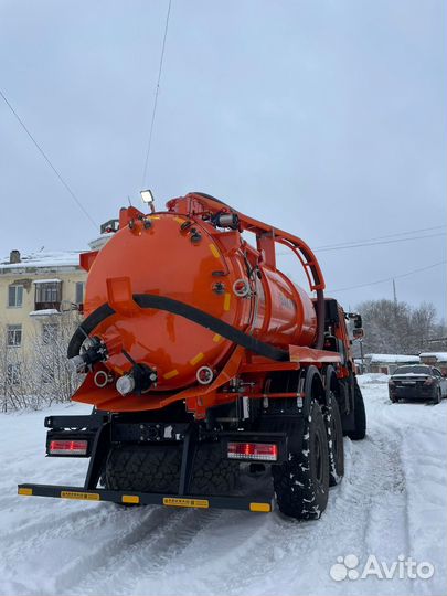 Автоцистерна ваккумная илососная на шасси камаз