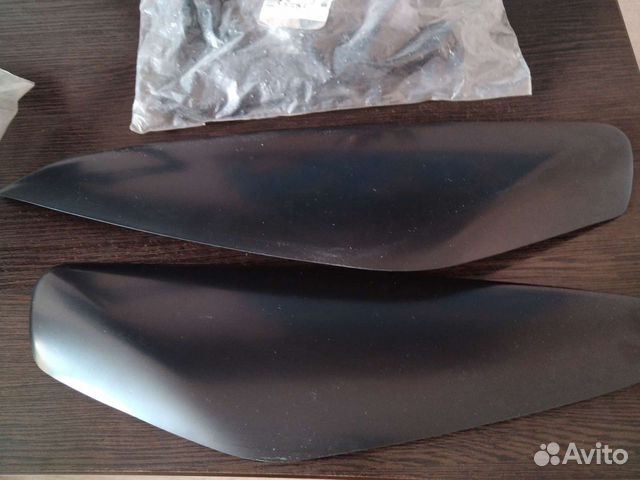 Реснички на фары opel astra h