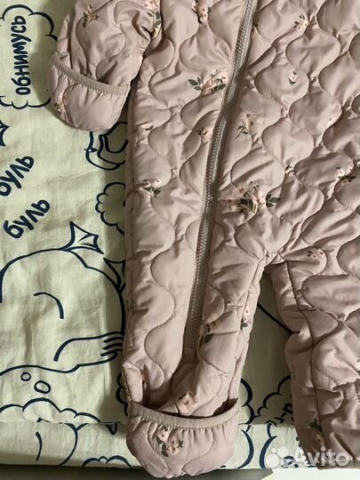 Демисезонный комбинезон для девочки 74