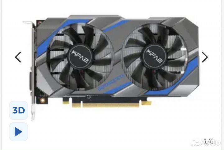 Видеокарта GeForce gtx 1050 ti kfa2 4gb