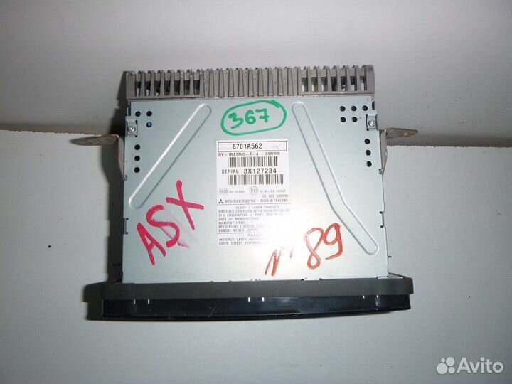 Магнитола mitsubishi ASX 2010