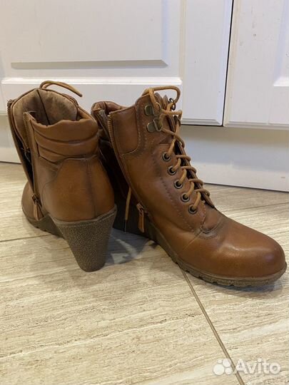 Ботильоны рыжие