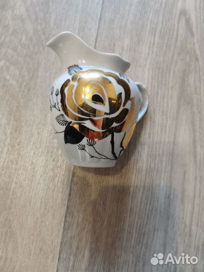 Кофейный сервиз Золотая роза