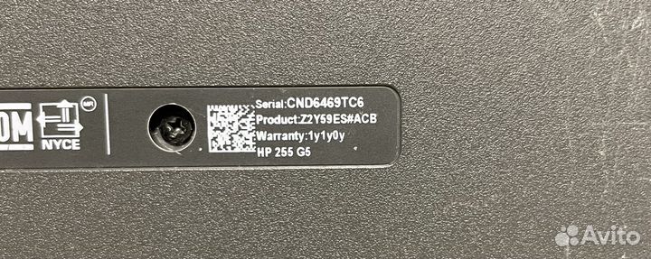 Ноутбук hp на запчасти