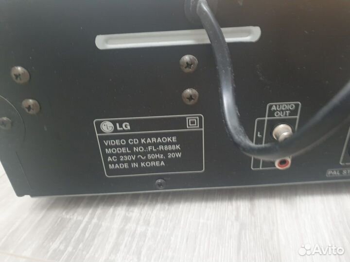 Проигрыватель LG video CD karaoke FL-R888K