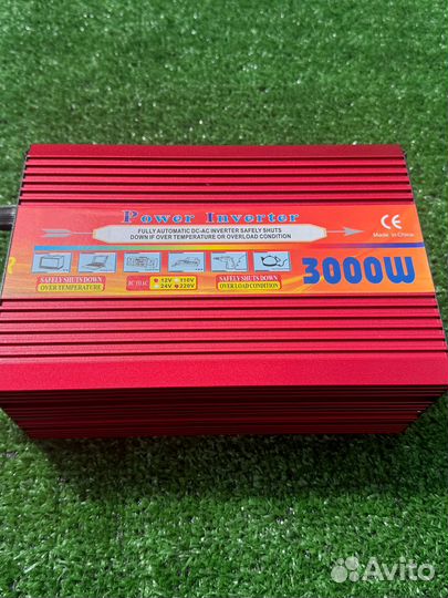 Инвертор 12в в 220в 3000W BT MOD sinus